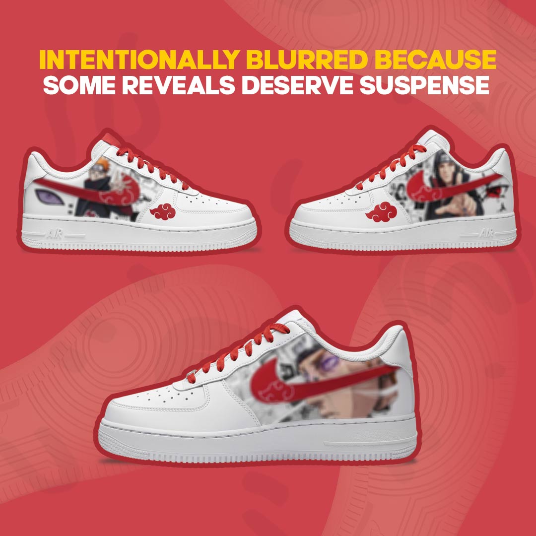 Nike Air Force 1 X Akatsuki (Naruto)