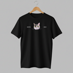 Customized Pet ESTD Embroidered T Shirt – The Perfect Gift for Pet Lovers
