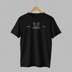 Customized Pet ESTD Embroidered T Shirt – The Perfect Gift for Pet Lovers