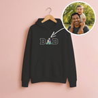 Customized Cozy Oversized Hoodie for DAD with Center Design