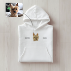 Customized Pet ESTD Embroidered Oversized Hoodie – The Perfect Gift for Pet Lovers