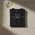 Customized Pet ESTD Embroidered T Shirt – The Perfect Gift for Pet Lovers