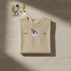 Customized Pet ESTD Embroidered T Shirt – The Perfect Gift for Pet Lovers