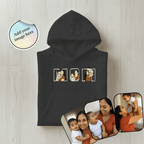 Customized Oversized Hoodie for Mom with MOM Inside Design Filled/Outline
