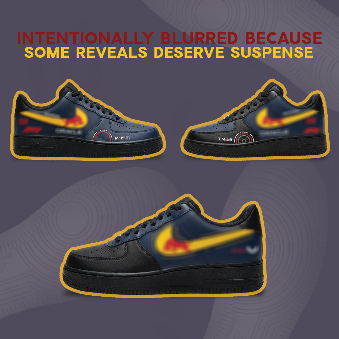 Nike Air Force 1 X F1 Red Bull