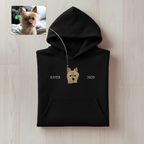 Customized Pet ESTD Embroidered Oversized Hoodie – The Perfect Gift for Pet Lovers