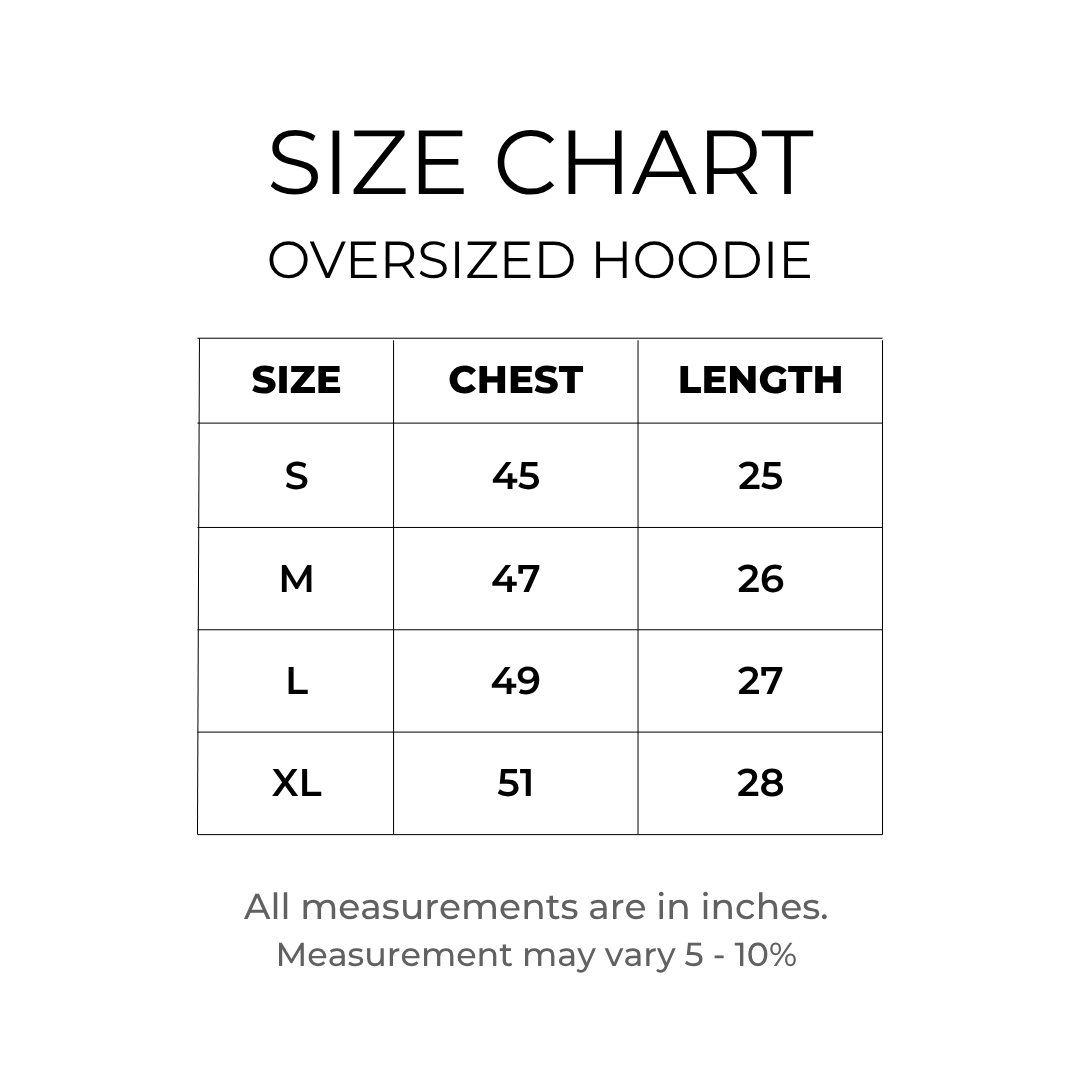 Customized Oversized Hoodie for Mom with MOM Inside Design Filled/Outline