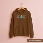 Customized Cozy Oversized Hoodie for DAD with Center Design